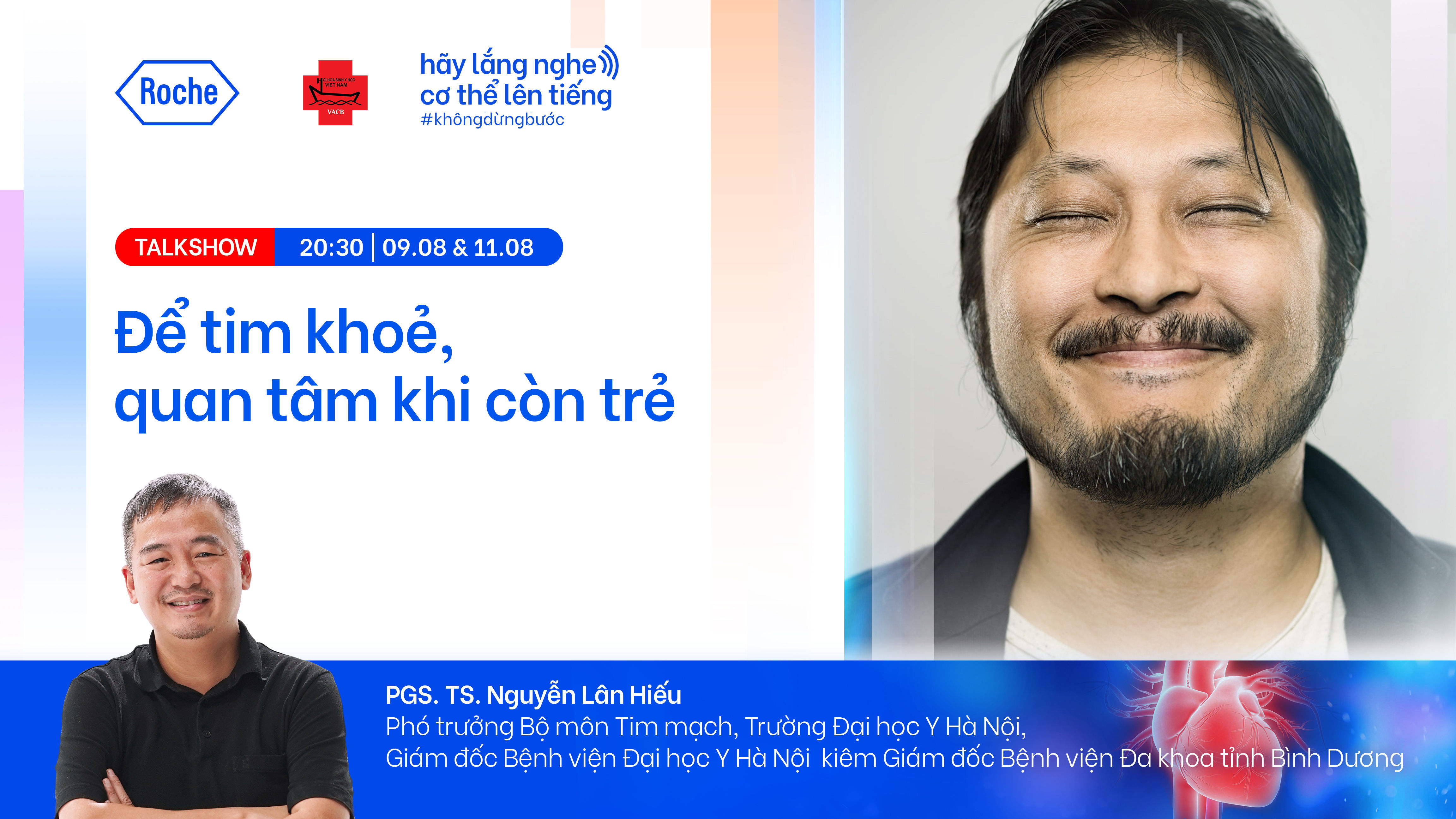 Talkshow kỳ 4: Để tim khỏe, quan tâm khi còn trẻ
