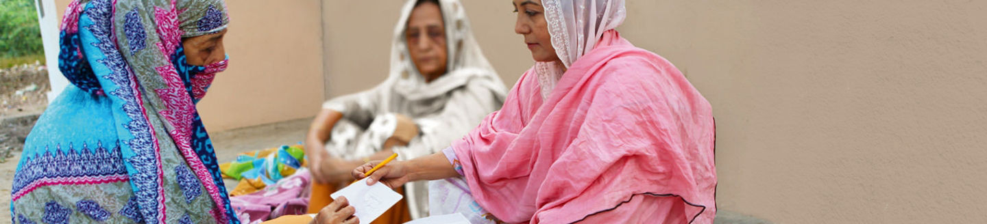 Women in Pakistan getting screened for HCV