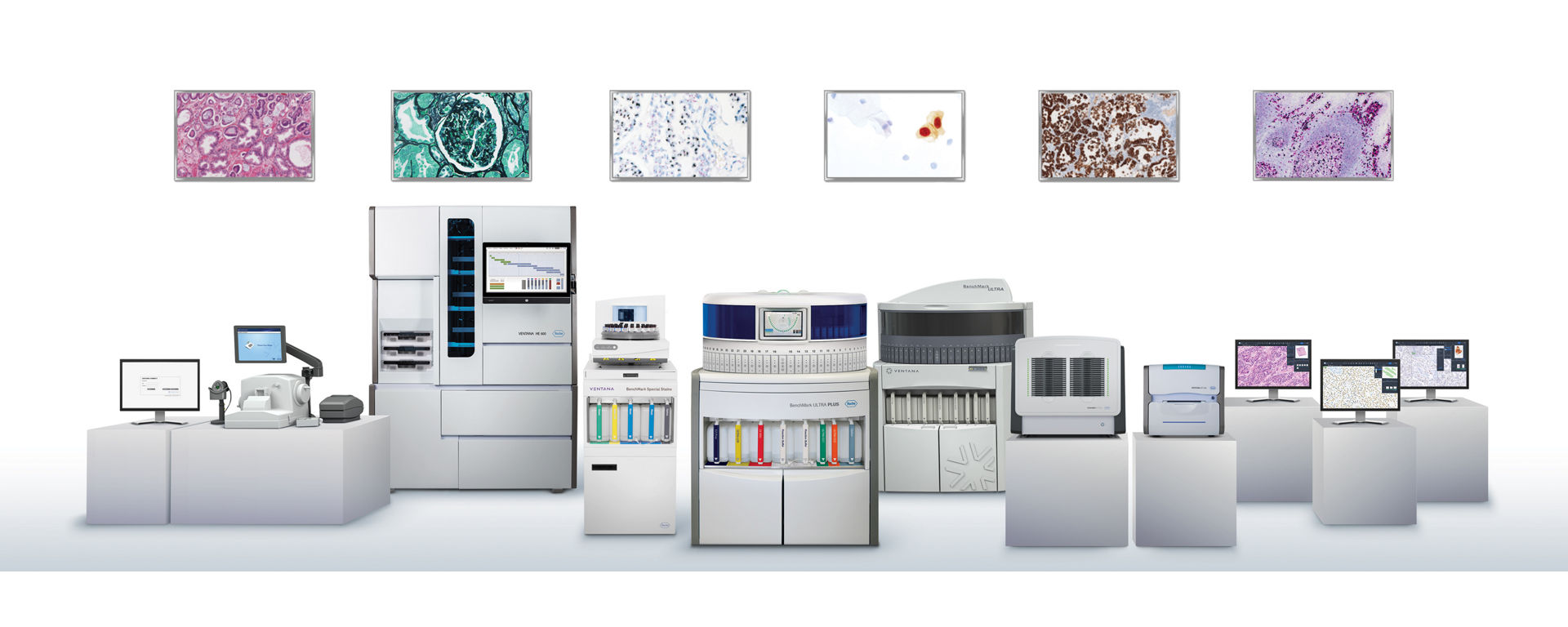 Automated staining solutions offered by Roche