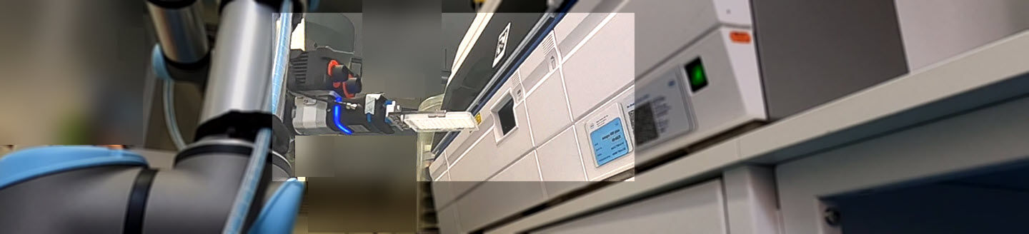 Robotic sample delivery from cultivation platform to Cedex Analyzers