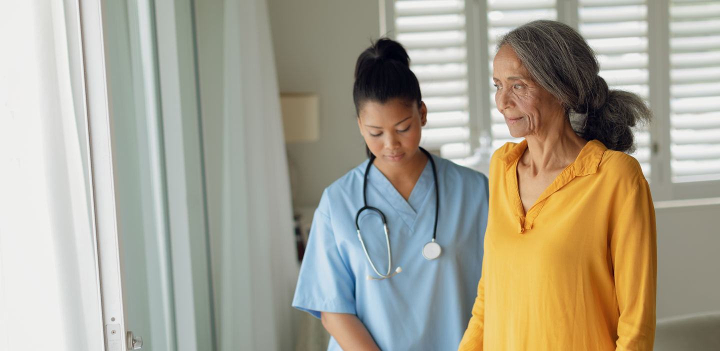 Doctor and patient talking