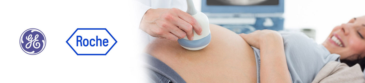 pregnant woman getting an ultrasound screening