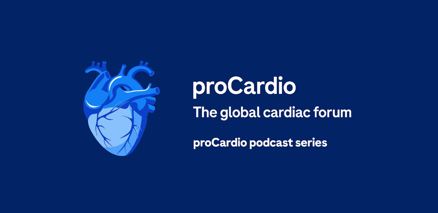 proCardio key visual with blue heart