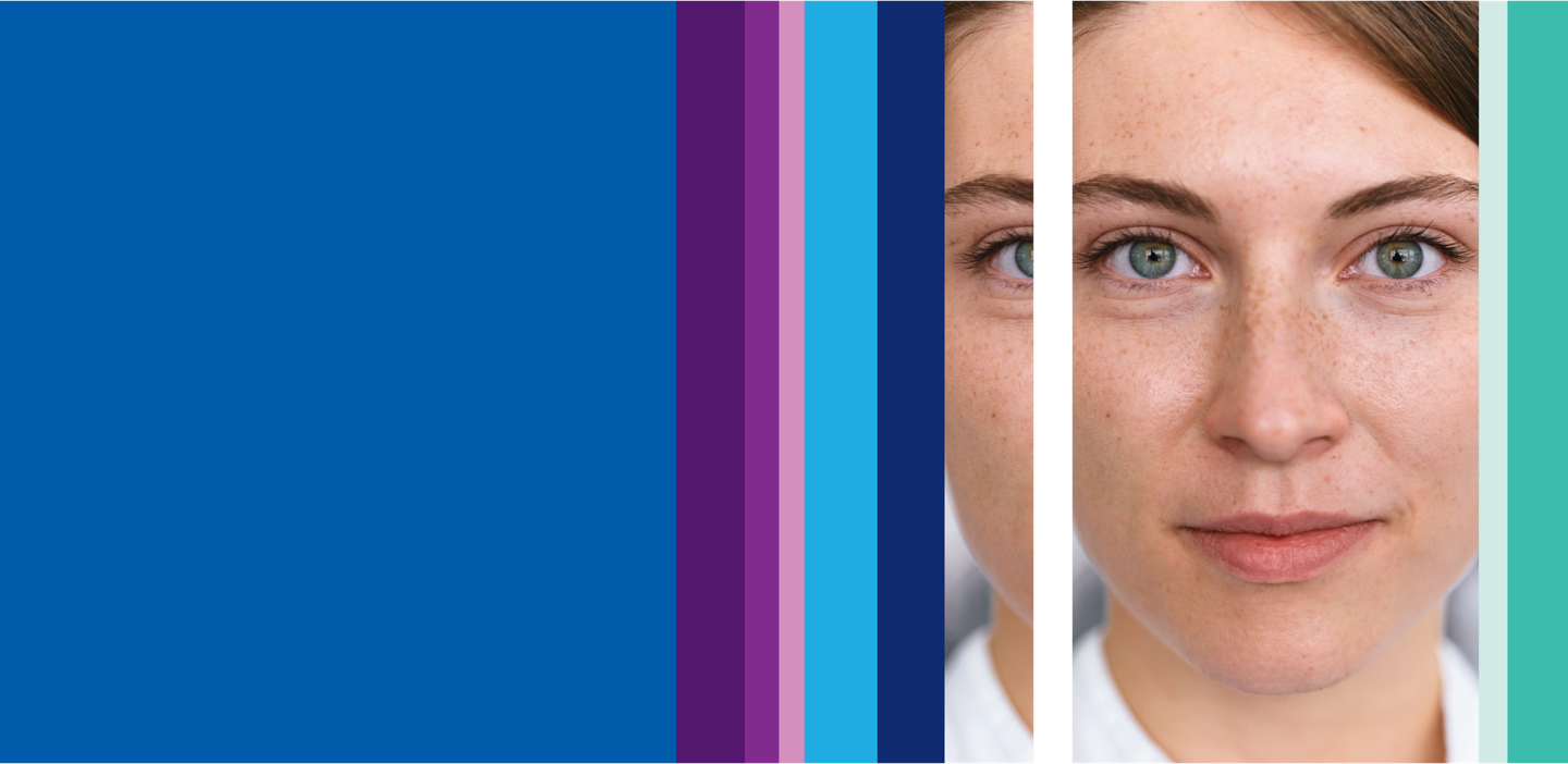 roche female technician with color bars