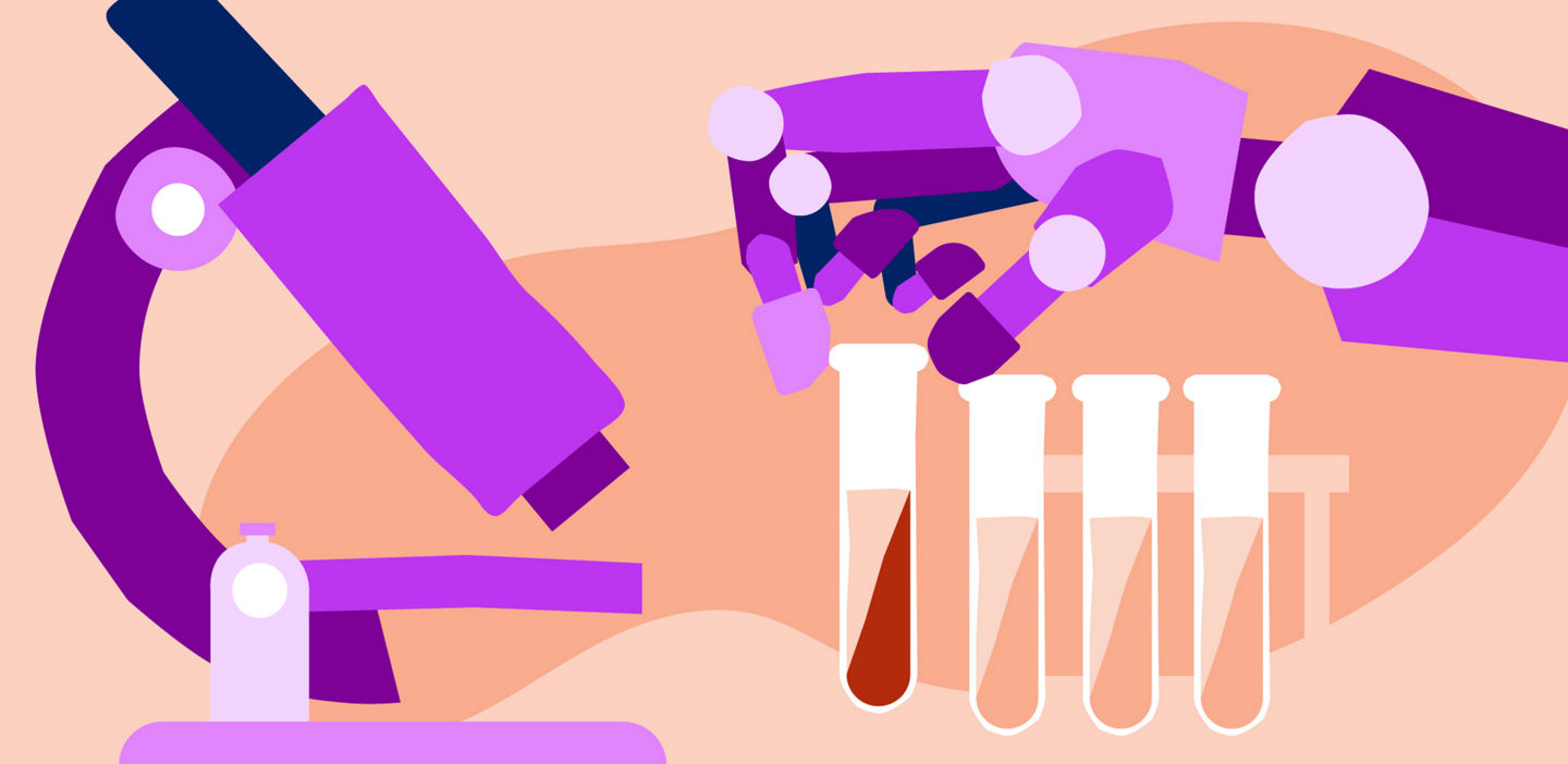 Illustration of lab tubes
