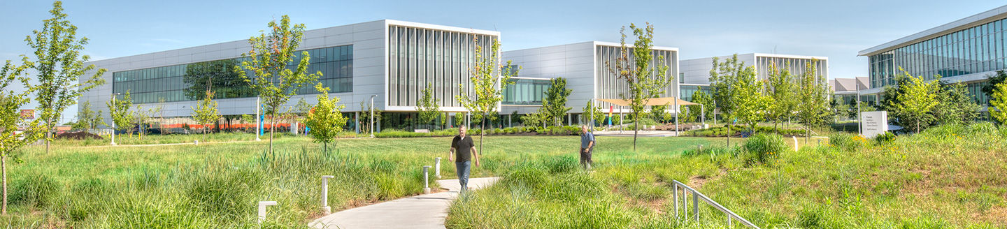 Roche employees on the Indianapolis campus