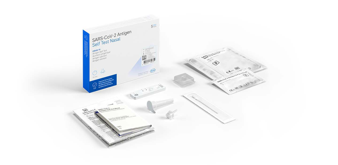 meSoigner - Roche Diagnostics Sars-cov-2 Rapid Antigen Test _ Test  Antigénique Covid Kit/25 Sachets