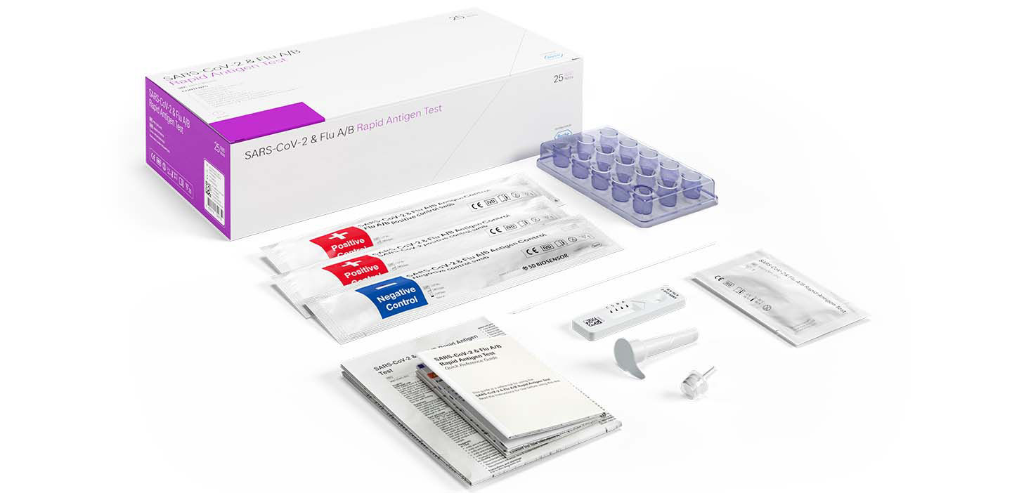 SARS-CoV-2 & Influenza Antigen Rapid Test Kit (A254397)