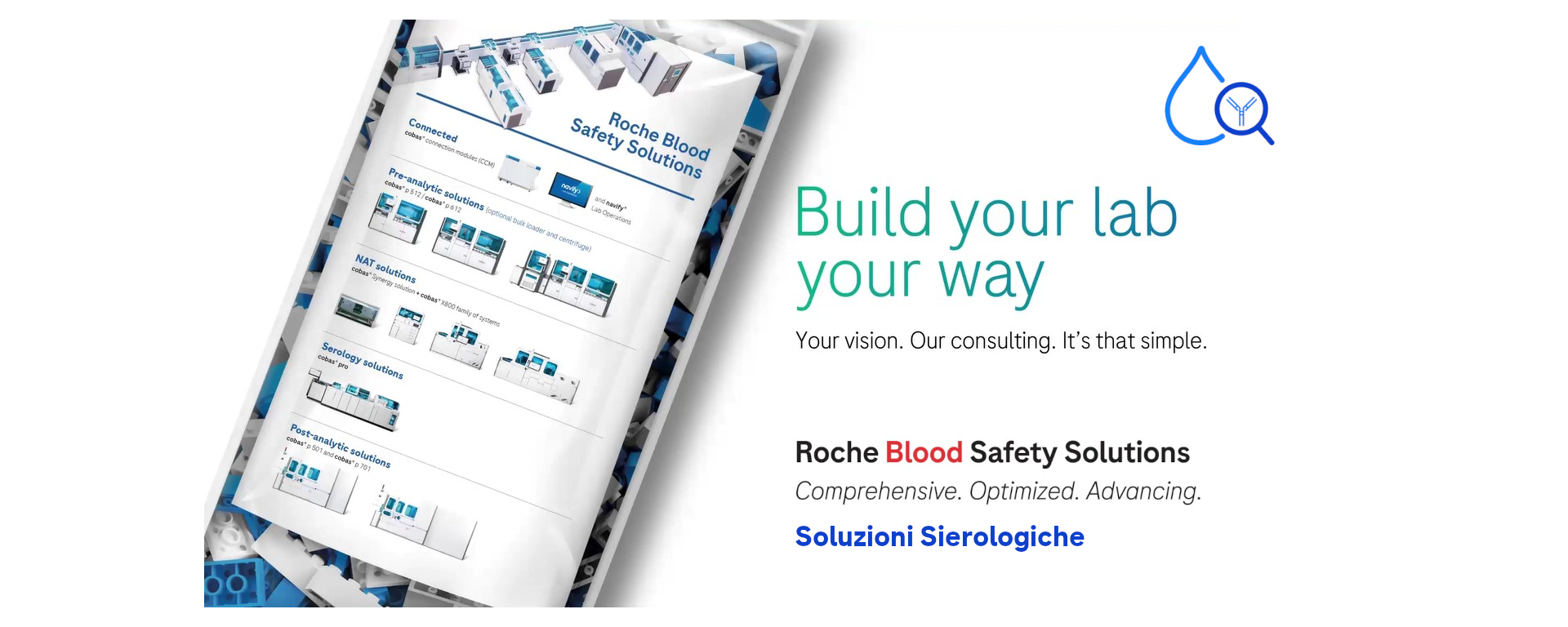 Costruisci il tuo laboratorio secondo le tue esigenze con Roche Blood Safety Solutions