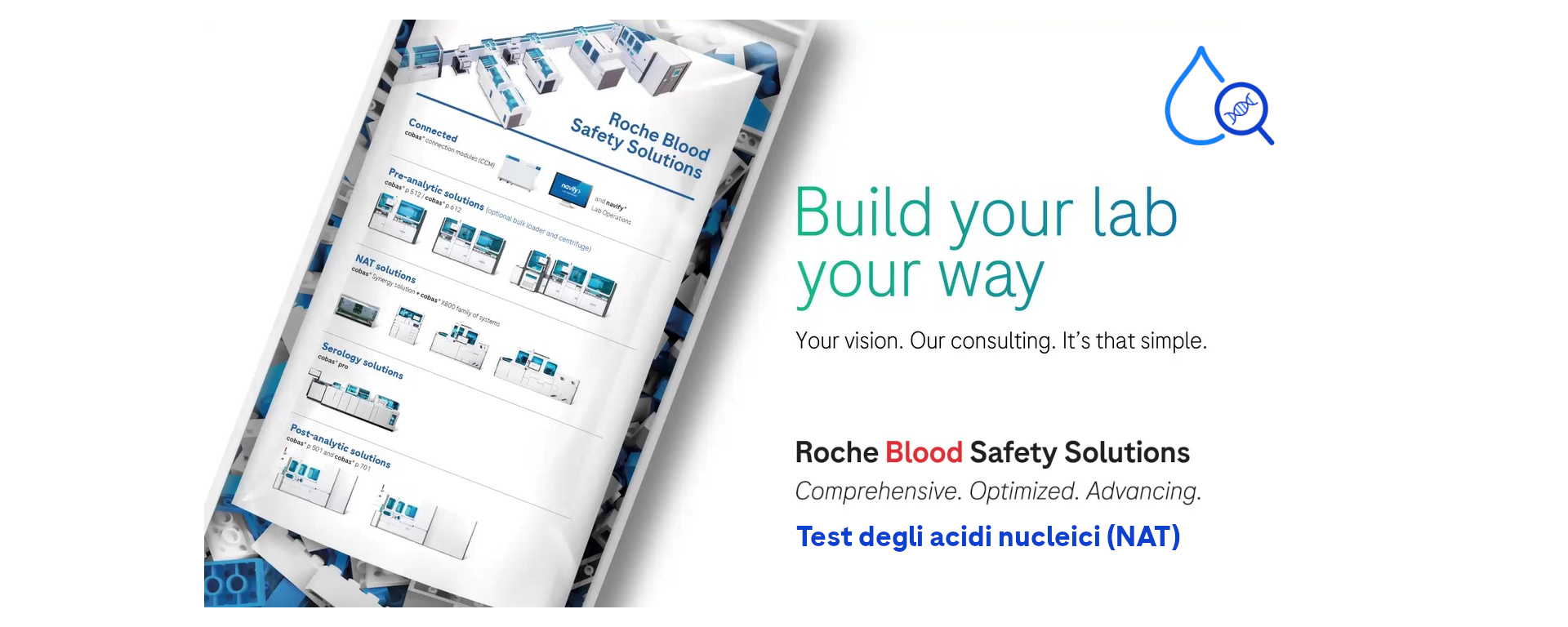 Costruisci il tuo laboratorio secondo le tue esigenze con Roche Blood Safety Solutions