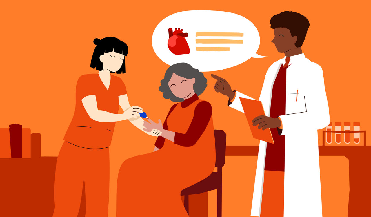 medico visita paziente 